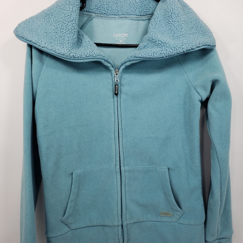 Womens Calvin Klein Performance Zip Up